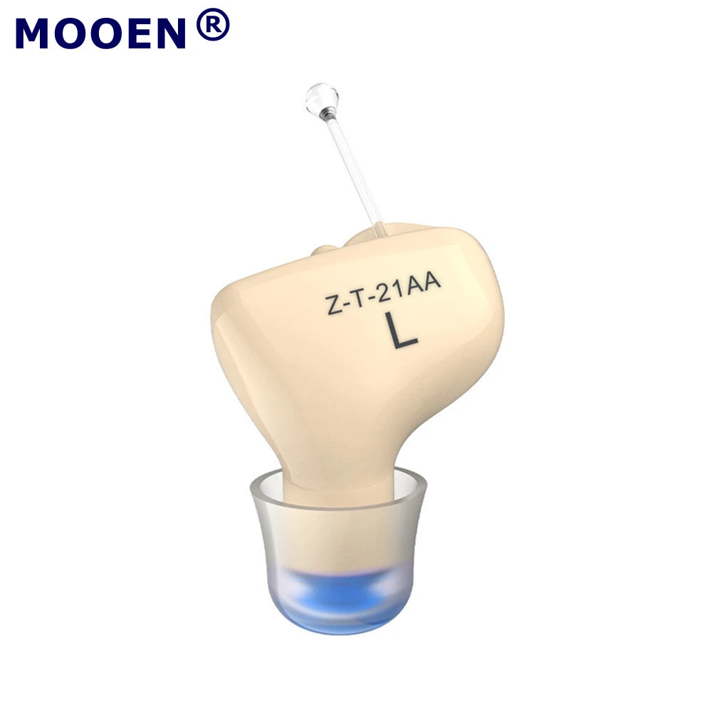 Hearing Aid CIC Intelligent Sound Amplifier Invisible Hearing Aids For Deafness/Elderly With A10 Battery Portable Audifonos
