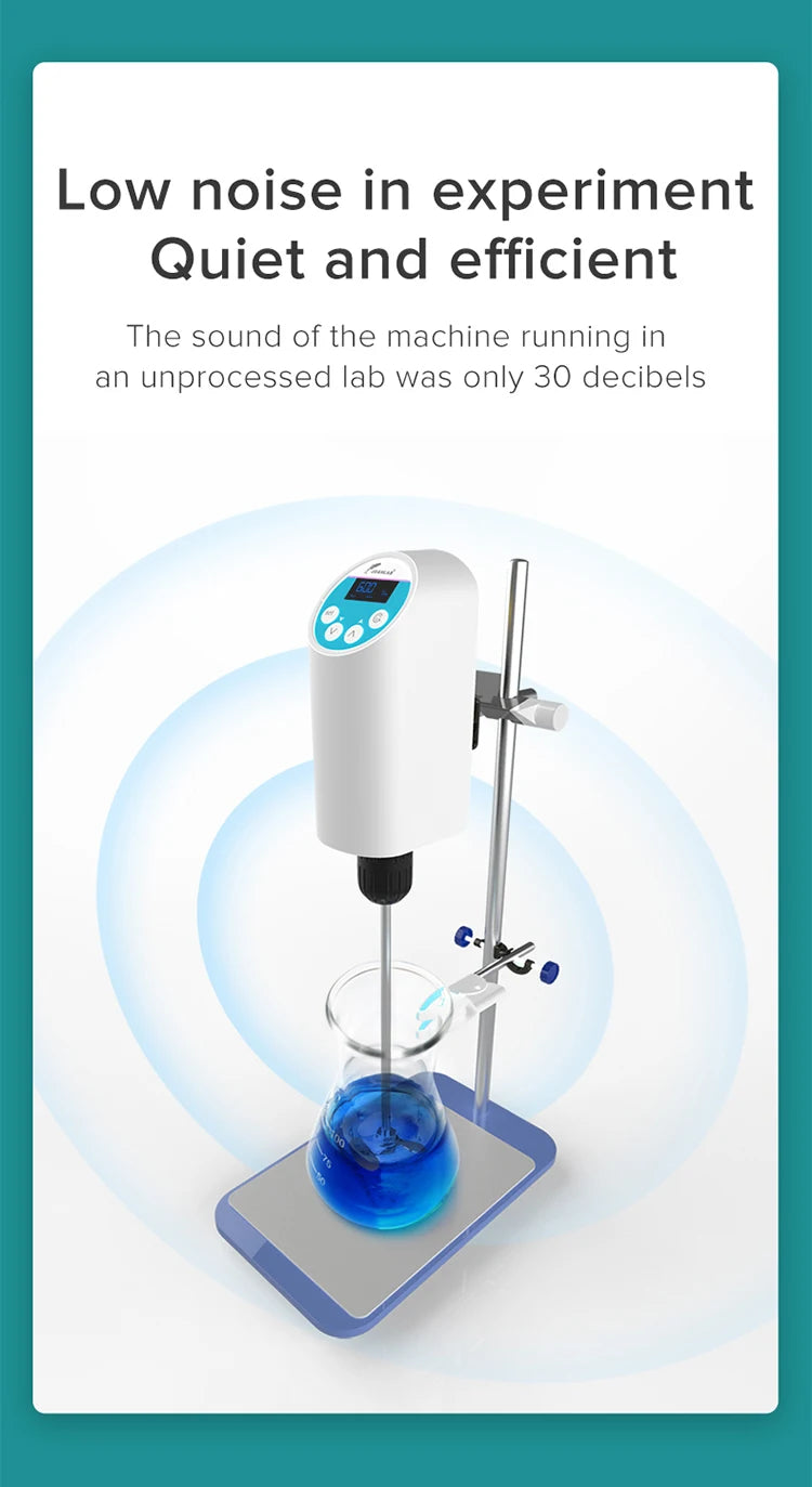 JOANLAB Official Store Laboratory Stirrer Electric Stirrer Digital Display Overhead Stirrer Lab Mixer Lab Equipment 110V To 220V