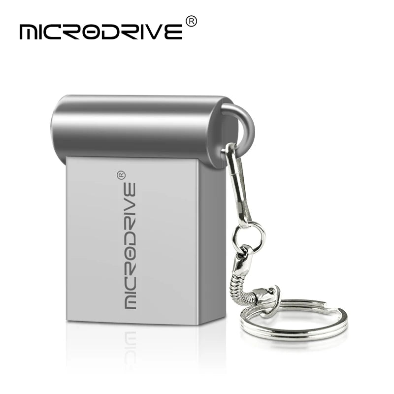 Metal Super Mini USB 2.0 4GB 8GB 16GB 32GB 64GB USB Flash Drive 128GB Pendrive 16GB Pen Drive U Disk Flash Memory