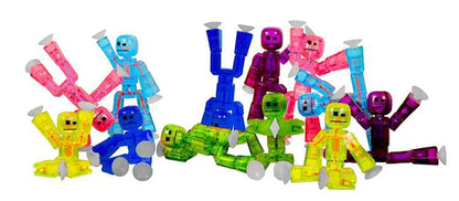 Suction Cup Sucker Sticky Robot Toys Collectable Action Figures Toy Create Stop Motion Animation Great for Kids Ages 4+