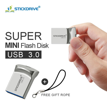 Mini usb 3.0 Flash Drive 128GB 64GB 32GB 16GB high speed usb флэш-накопители memory Flash USB3.0 Stick small u disk