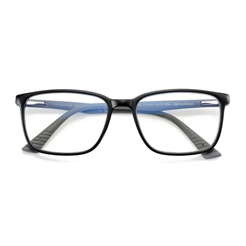 ZENOTTIC Fashion Square Anti Blue Light Blocking Reading Glasses Men Sport Readers Eyewear Unisex Anti Glare Computer Eyeglasses