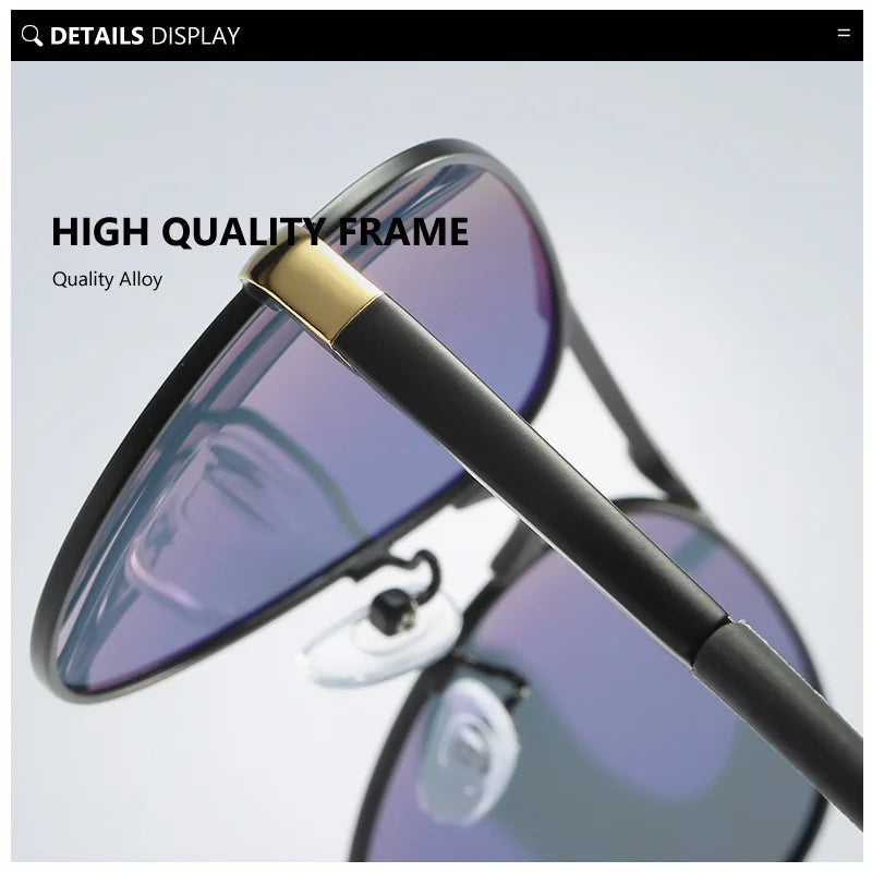 AOWEAR Aviation Polarized Sunglasses Men Driving Mirror Sun Glasses Male Brand Design Classic Pilot Eyewear Oculos Gafas De Sol