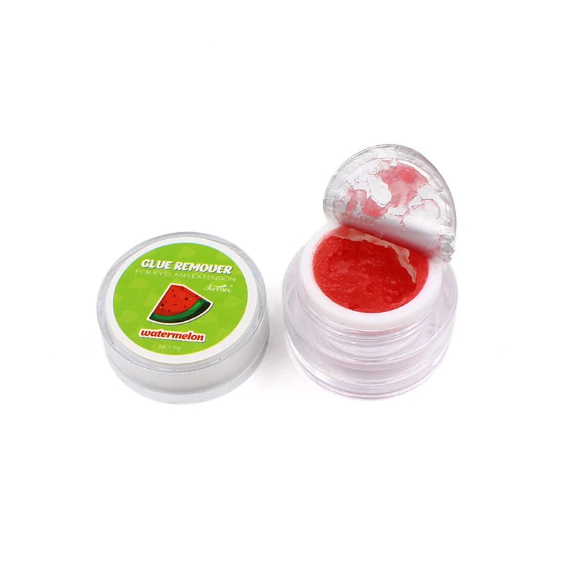 10pcs FUNMIX 5g Fruit Flavour Eyelash Extension Glue Remover Cream For Lashes Glue Remover No Irritating Lash Cleaning Cream