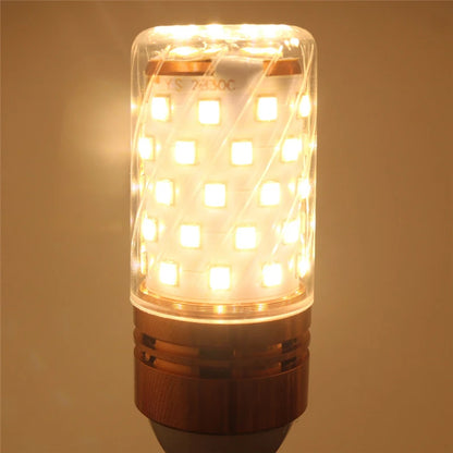 1Pcs/lot E27 E14 LED Lamp light SMD 2835 12W 16W 60LEDS 80LEDS lamps lights 220V Bulbs LED Corn Candle bulb 2 Color Temperatures