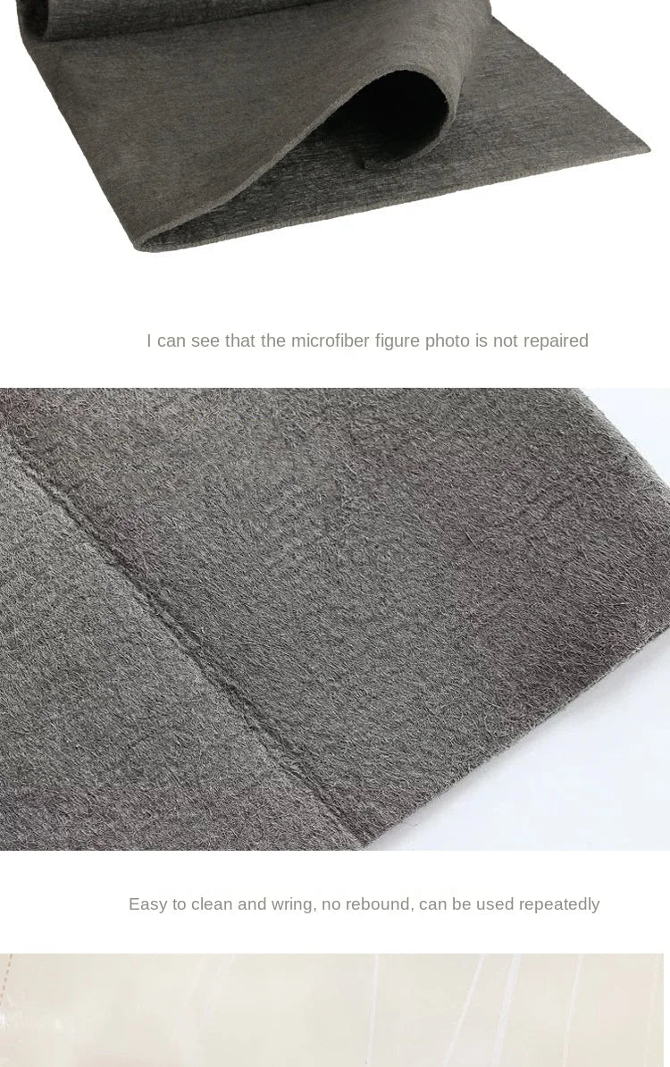Professional Streak-Free Magic Cloth - Extra Thick Absorbent Cleaning Towel for Windows/Mirrors/Glass, Non-Scratch Multipurpose