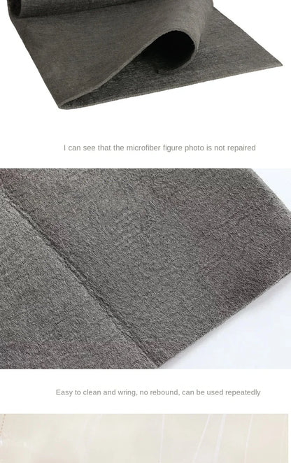 Professional Streak-Free Magic Cloth - Extra Thick Absorbent Cleaning Towel for Windows/Mirrors/Glass, Non-Scratch Multipurpose