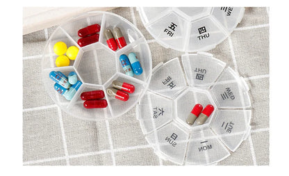 Medicine Box Pill Cutter Portable Drug Box Useful Grinder Splitter Medicine Pill Holder Tablet Cutter Splitter Divider Pill Box