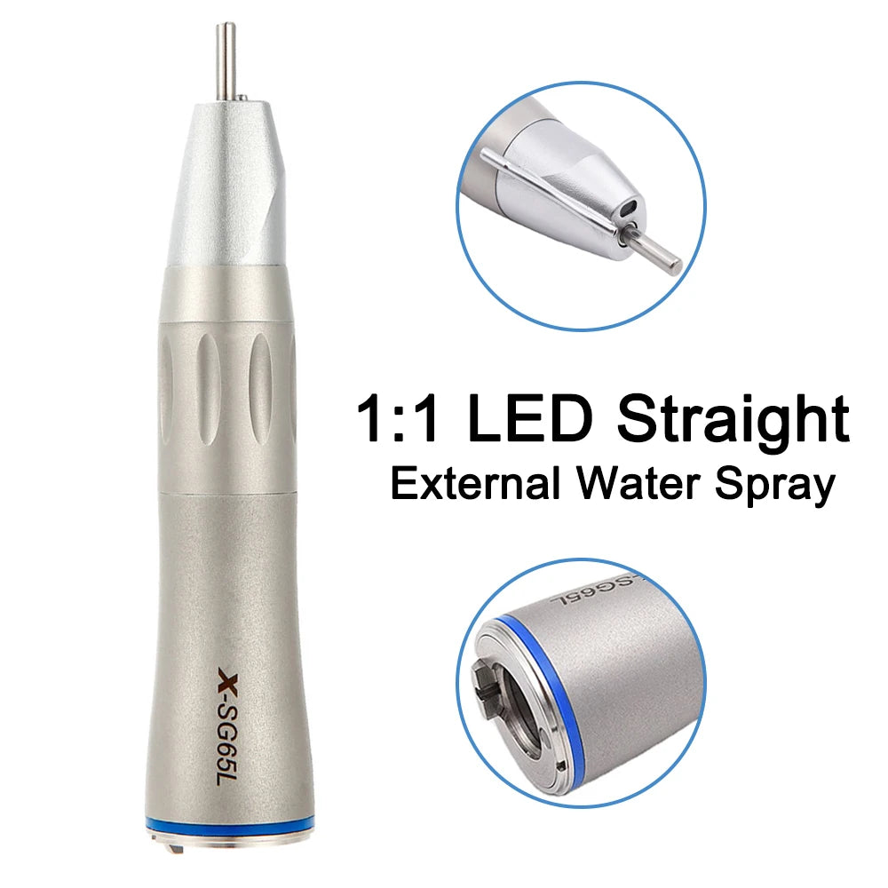 dentistry Contra Angle Low Speed Handpiece 1:1/1:5/20:1 Fiber Optic Straight Contra Angle X25L/X95L Style Air Turbine  dental