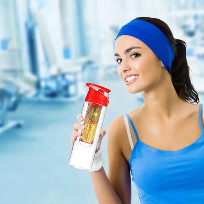 28oz Infuser Sport Water Bottle Fruit Filter Cup Fruit Infuser Water Bottle With Flip-Top Handle Healthy Hydration Reusable