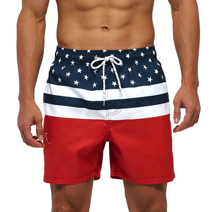 Escatch 2026 Summer New Mens Shorts Polyester Quick Dry Board Mesh Liner Side Pockets Run Gym Swimsuit Surf Swim Trunks For Man