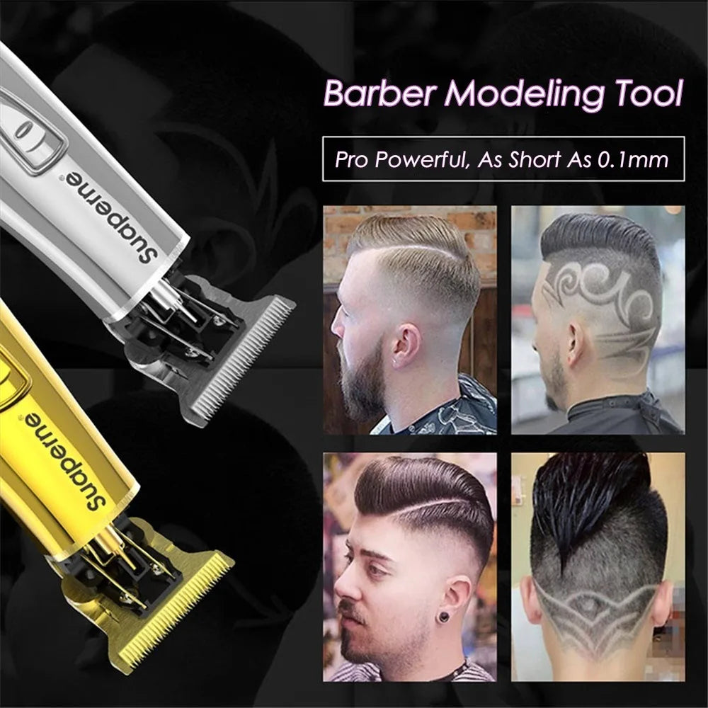 Professional Electric Hair Clipper Suaperne Rechargeable Hair Trimmer Beard Shaver Men Salon Barber Hair Cutting Machine