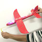 50/33CM Big Foam Plane Glider Hand Throw Airplane Light Inertial Bubble Planes Outdoor Launch Kids Toys for Children Boys Gift