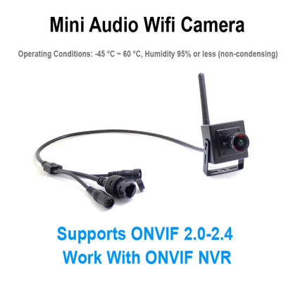 5MP Wifi Mini Kamera Panoramiczna Ip 1080P HD 1.7mm Obiektyw Rybie Oko CCTV Bezpieczeństwo Monitoring Sieciowy Bezprzewodowy Dźwięk Mikro Onvif Mała Kamera
