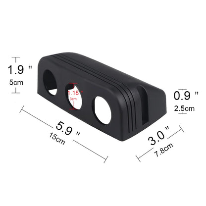 1/2/3 Holes Car USB Waterproof Socket Tent Base Voltmeter/Cigarette Lighter Power-Socket Cover Base for Truck Motorcycle Boat