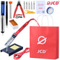 100W Digital Electric Soldering Iron Kit Set 110V/220V Temperature Adjustable Welding Tool Ceramic Heater Soldering Tips Rework