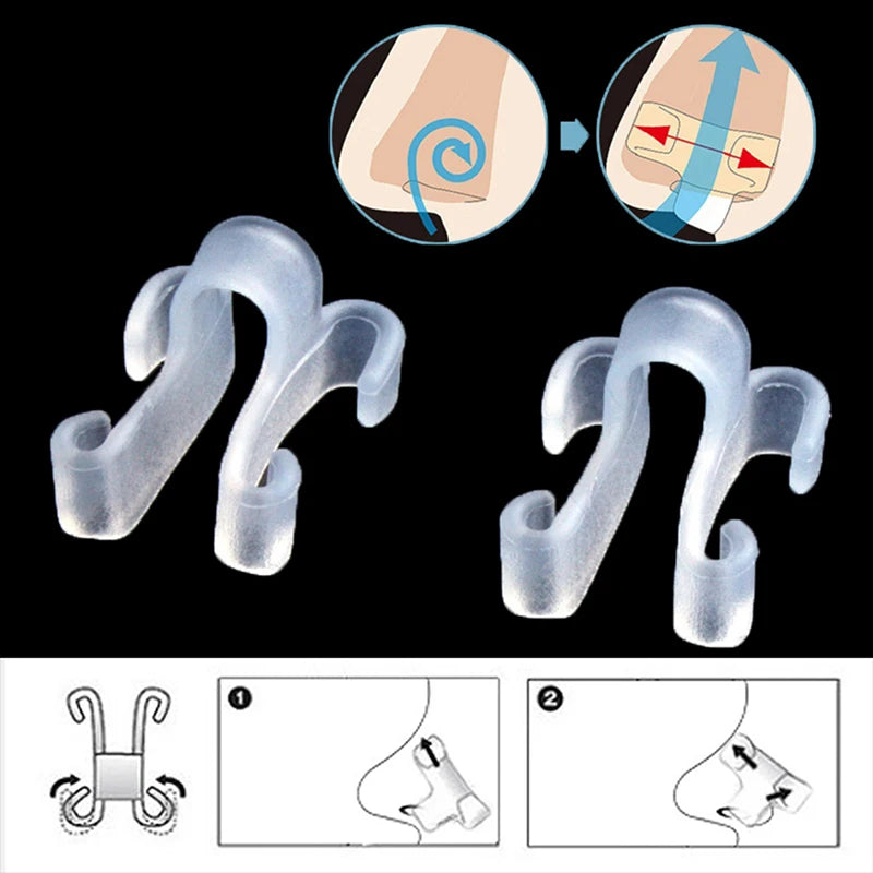 1pc Sleeping Aid Healthy Care Anti-Snoring Device Snore Stop Anti-Snoring Apnea Nose Healthy Care Anti Snore Apnea Nose Clip