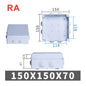 RA RT Wholesale ABS Plastic IP65 IP55 Waterproof Junction Box DIY Outdoor Electrical Connection Box Cable Branch Box