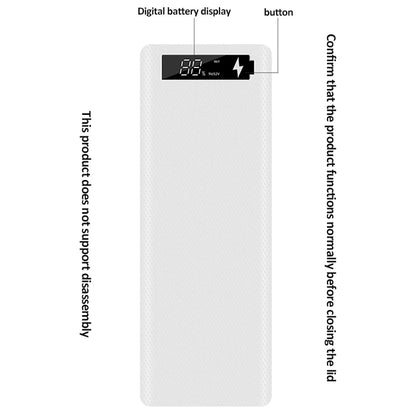 Welding Free 10*18650 Battery Storage Box 2 USB Power Bank Case 5/12V DIY Shell 18650 Battery Holder Case PD QC 3.0 Quick Charge