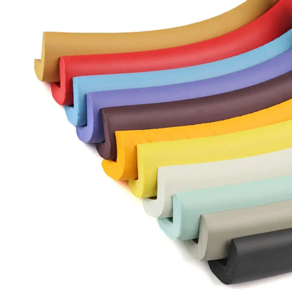 2M Children Desk Soft Foam Sponge Safety Edge Protection Table Guard Strip Anticollision Strip Desk Corner Protector