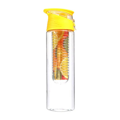 28oz Infuser Sport Water Bottle Fruit Filter Cup Fruit Infuser Water Bottle With Flip-Top Handle Healthy Hydration Reusable