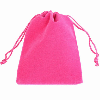 25/50pcs/Lot Golden Color Edge Velvet Jewelry Gift Bag 5x7 7x9 9x12cm Drawstring Wedding Display Sweets Packing Bag Wholesale