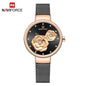NAVIFORCE Luxury Women Watch Waterproof Dress Wristwatch Stainless Steel Bracelet Strap Elegant Lady Fashion Casual Female Gift