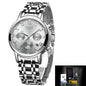 LIGE Women's Watches Ladies Quartz Watch Waterproof Stainless Steel Strap Chronograph Watch for Women Fashion Watch Bracelet Set