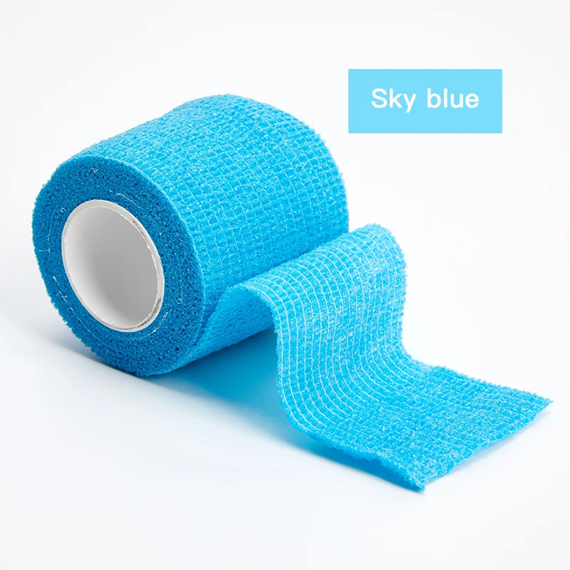 24 Pieces Self Adhesive Bandage Wrap Breathable Vet Wrap Cohesive Bandage First Aid for Pets Athletic Elastic Self Adherent Wrap