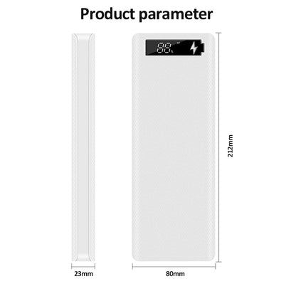 Welding Free 10*18650 Battery Storage Box 2 USB Power Bank Case 5/12V DIY Shell 18650 Battery Holder Case PD QC 3.0 Quick Charge