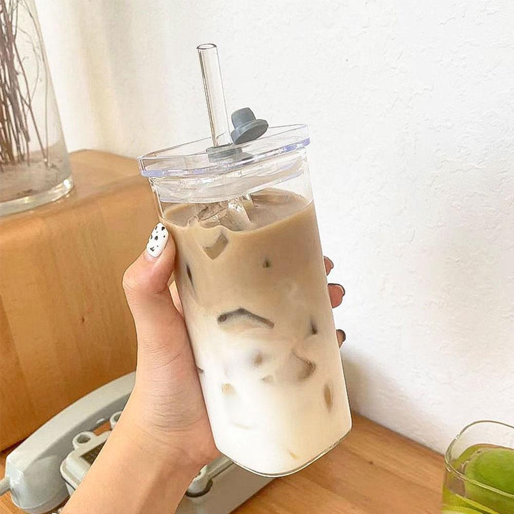 500/700Ml Pink Bow Water Cup With Straw Coffee Bubble Milk Tea Plastic Cup Large Capacity Students Water Bottle Straw Bottle