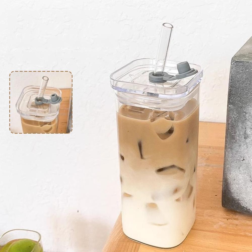 500/700Ml Pink Bow Water Cup With Straw Coffee Bubble Milk Tea Plastic Cup Large Capacity Students Water Bottle Straw Bottle