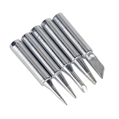 JCD Soldering Iron Tips black Pure Copper Soldering Tip 5pcs/set 900M-T Lead-free Welding Solder Rework Tools Accessories
