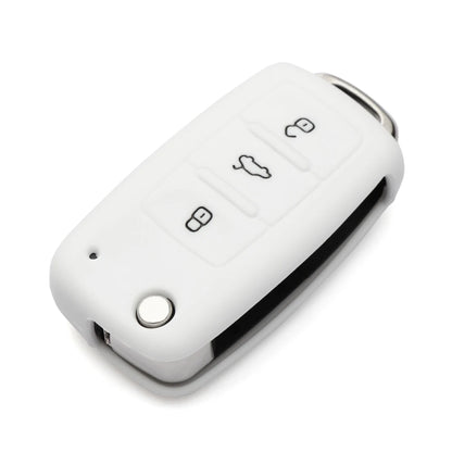 Silicone car key cover For Volkswagen VW polo passat b5 b6 golf 4 5 6 jetta mk6 tiguan Golf CrossFox Plus Eos Scirocco