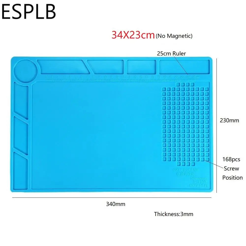 ESPLB Insulation Repair Pad Heat-Resistant Silicon Soldering Station Kinds Of Mat Work Pad Desk Platform BGA Soldering Station
