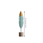 Modern Feather Wooden Decorations Simple Miniature Figurines for Living Room Table Office Home Decoration Accessories