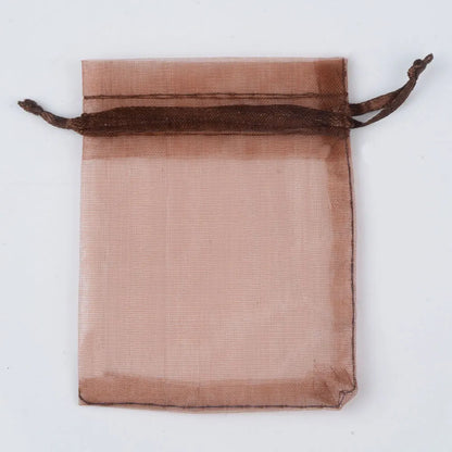50pcs/lot 24 Colors Jewelry Bag Organza Gift Bags For Jewelry Packaging Bags Wedding Gift Storage Drawstring Pouches Wholesale