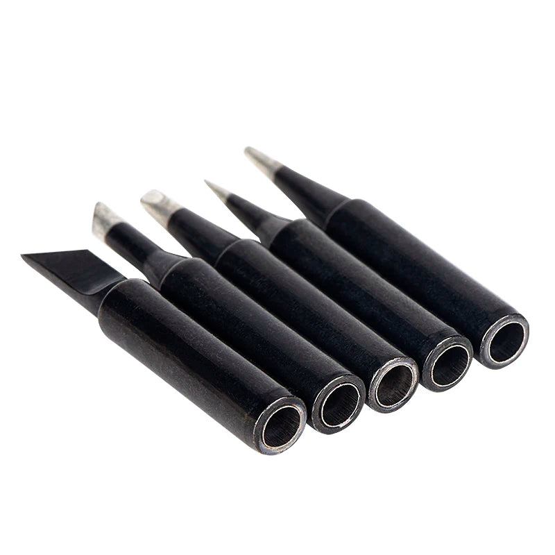 JCD Soldering Iron Tips black Pure Copper Soldering Tip 5pcs/set 900M-T Lead-free Welding Solder Rework Tools Accessories