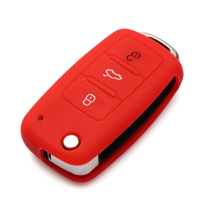 Silicone car key cover For Volkswagen VW polo passat b5 b6 golf 4 5 6 jetta mk6 tiguan Golf CrossFox Plus Eos Scirocco