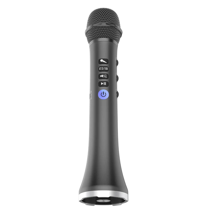 XIAOKOA L-698 15W Wireless Karaoke Microphone Bluetooth Speaker 4000mah 2in1 Handheld Sing&Recording KTV Player for iOS/Android