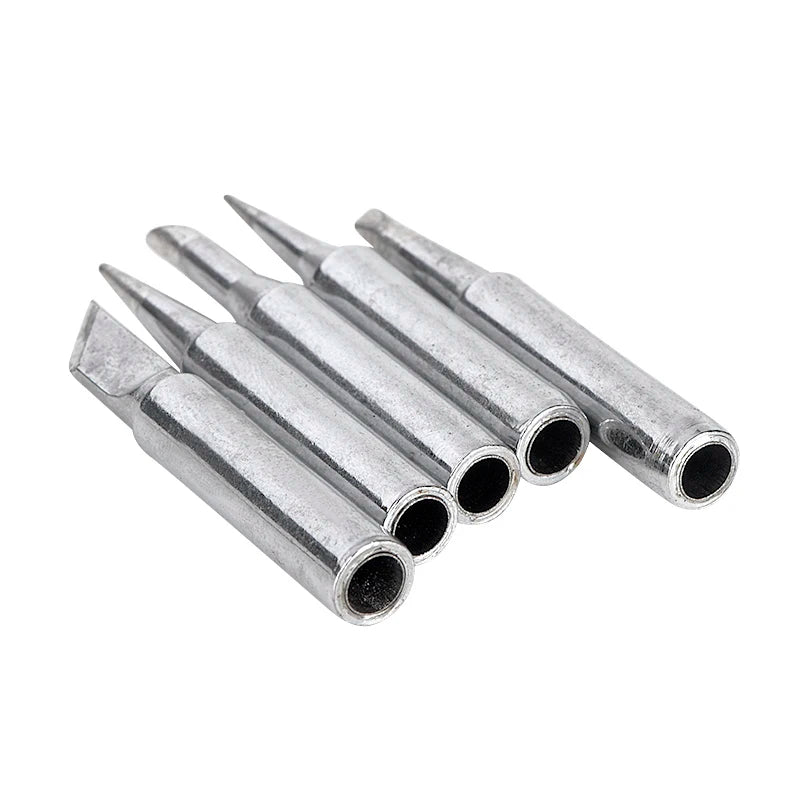 JCD Soldering Iron Tips black Pure Copper Soldering Tip 5pcs/set 900M-T Lead-free Welding Solder Rework Tools Accessories