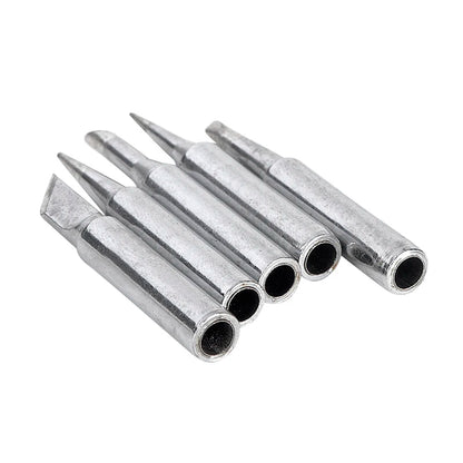 JCD Soldering Iron Tips black Pure Copper Soldering Tip 5pcs/set 900M-T Lead-free Welding Solder Rework Tools Accessories