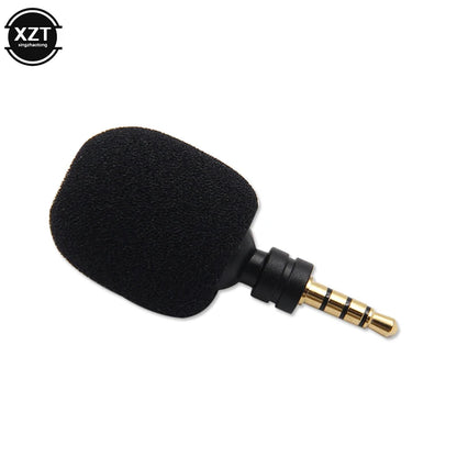 Portable Mini Microphone 3.5mm Aux Mono/ Stereo/ 4 Pole Flexural Bendable for Mobile Phone Computer Laptop PC Recording