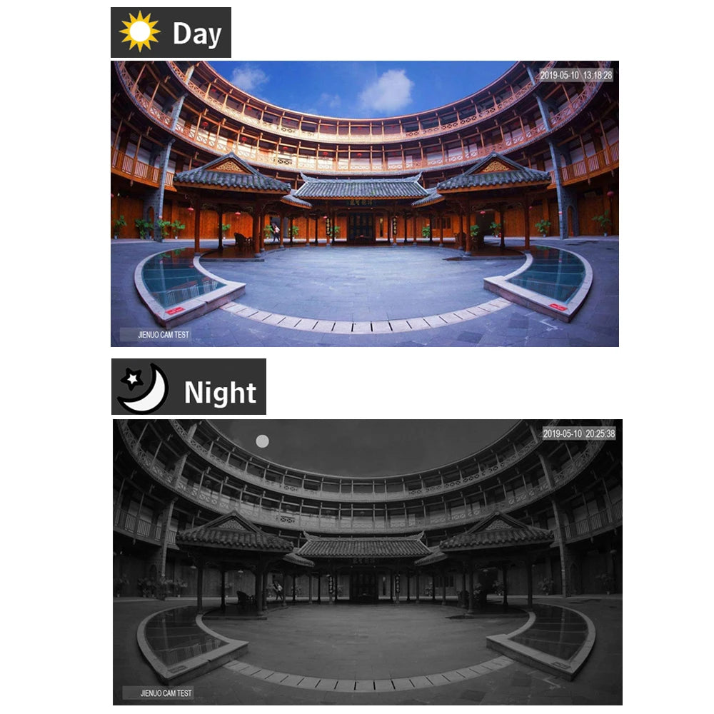 JIENUO Kamera 4K HD AHD CCTV System Monitoringu Zabezpieczeń 1080P 5MP Zewnętrzna Wodoodporna Kamera Tubowa TVI z Noktowizorem na Podczerwień do Domu