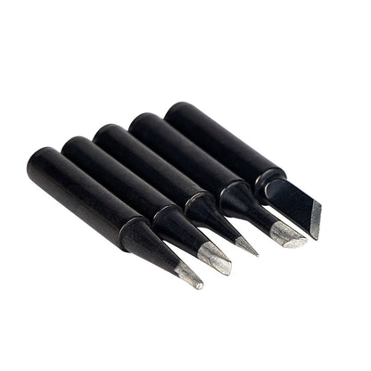 JCD Soldering Iron Tips black Pure Copper Soldering Tip 5pcs/set 900M-T Lead-free Welding Solder Rework Tools Accessories