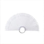 50Pcs Oval Fan-Shaped Swatch Sticks with round Tips for Nail Art Gel Polish Display And Organization