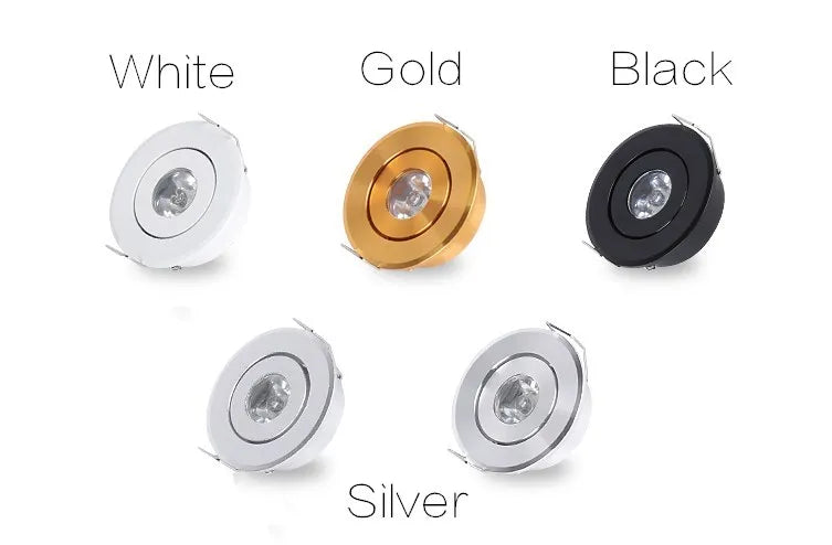 1W 3W 6W MINI Downlight  Dimmable High Power LED Recessed Ceiling DownLight Lamps LED Downlights for Living Room Cabinet Bedroom