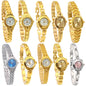 10PCS/Lot Mixed Bulk Cute Women Watches Ladies Women Girl Watch Stainless Steel Quartz Dress Wristwatch Gifts