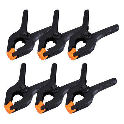 2/3/4/6/9inch Adjustable Plastic Spring Clamps for Woodworking Tools Wood Working Tools Carpentry Clamps Ferramentas Outils