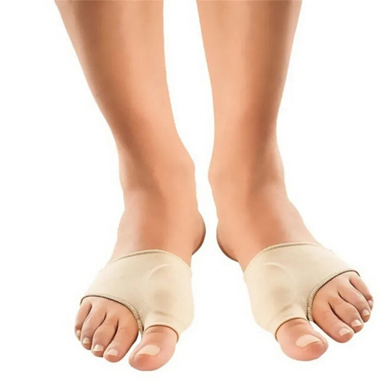 1 Pair Bunion Protector Silicone Gel Sleeve Hallux Valgus Corrector Overlapping Big Toe Orthopedic Toe Separator Foot Massage